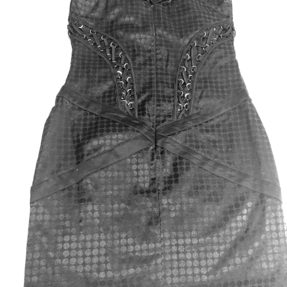 Black mini dress
